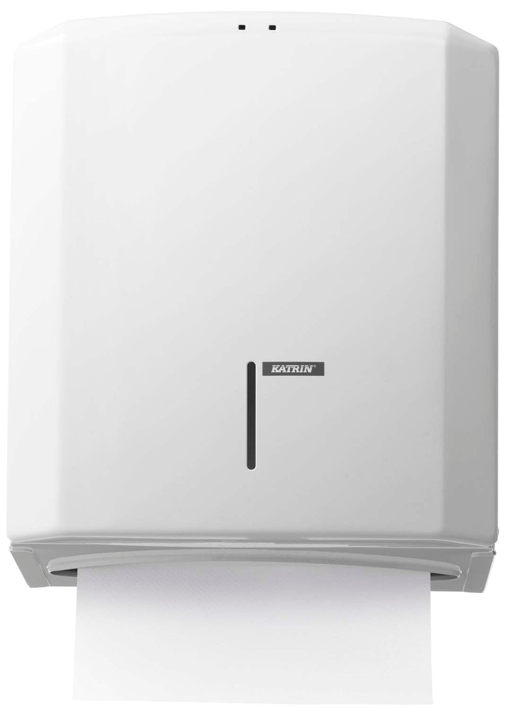 Dispenser Håndklædeark Katrin med Lås Metal Hvid,stk