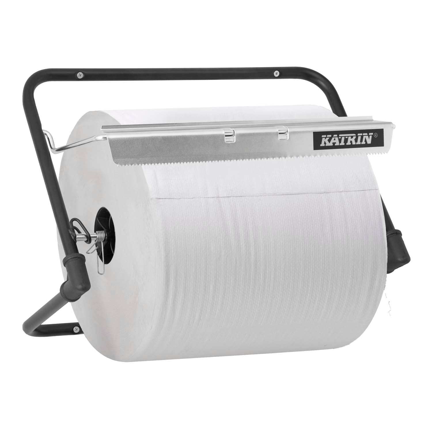 Dispenser Aftørringsrulle Katrin Black Line til Vægmontering,1 stk