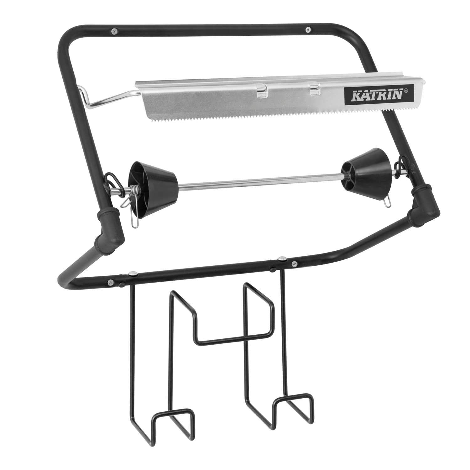 Dispenser Aftørringsrulle Katrin Black Line til Vægmontering,1 stk