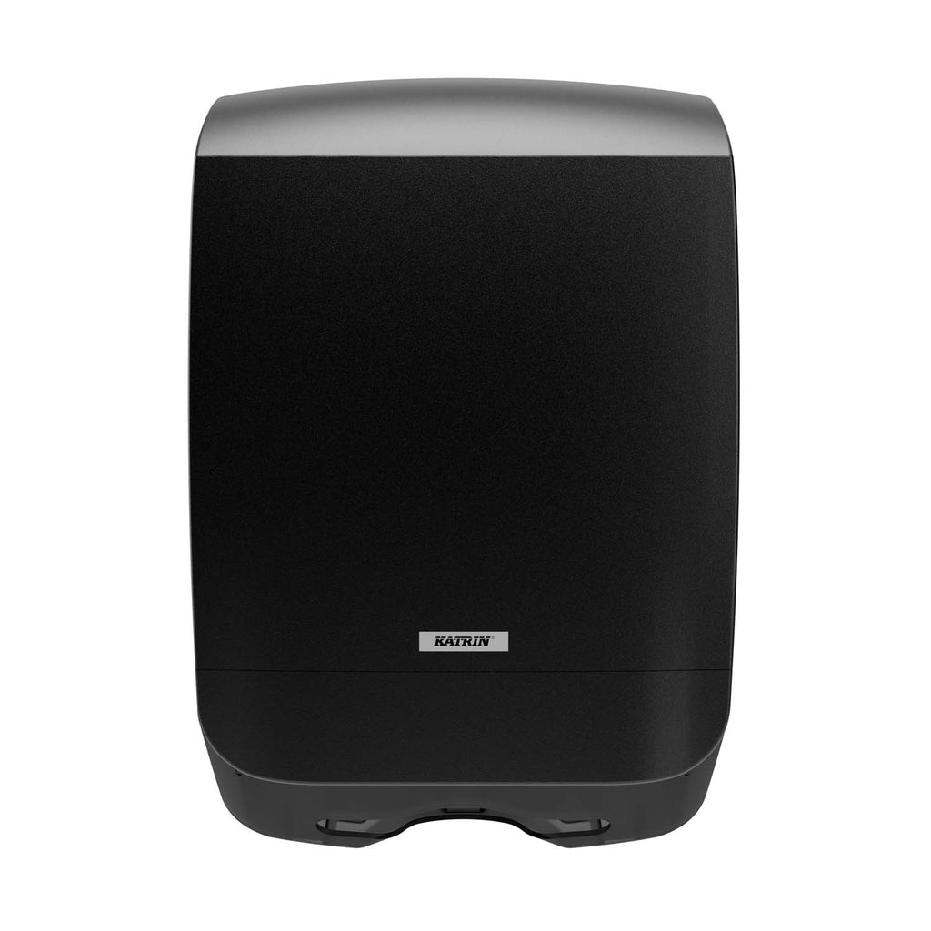 Dispenser Katrin Håndklædeark M L14.2xB30.1xH44.5cm Plast Sort,1 stk