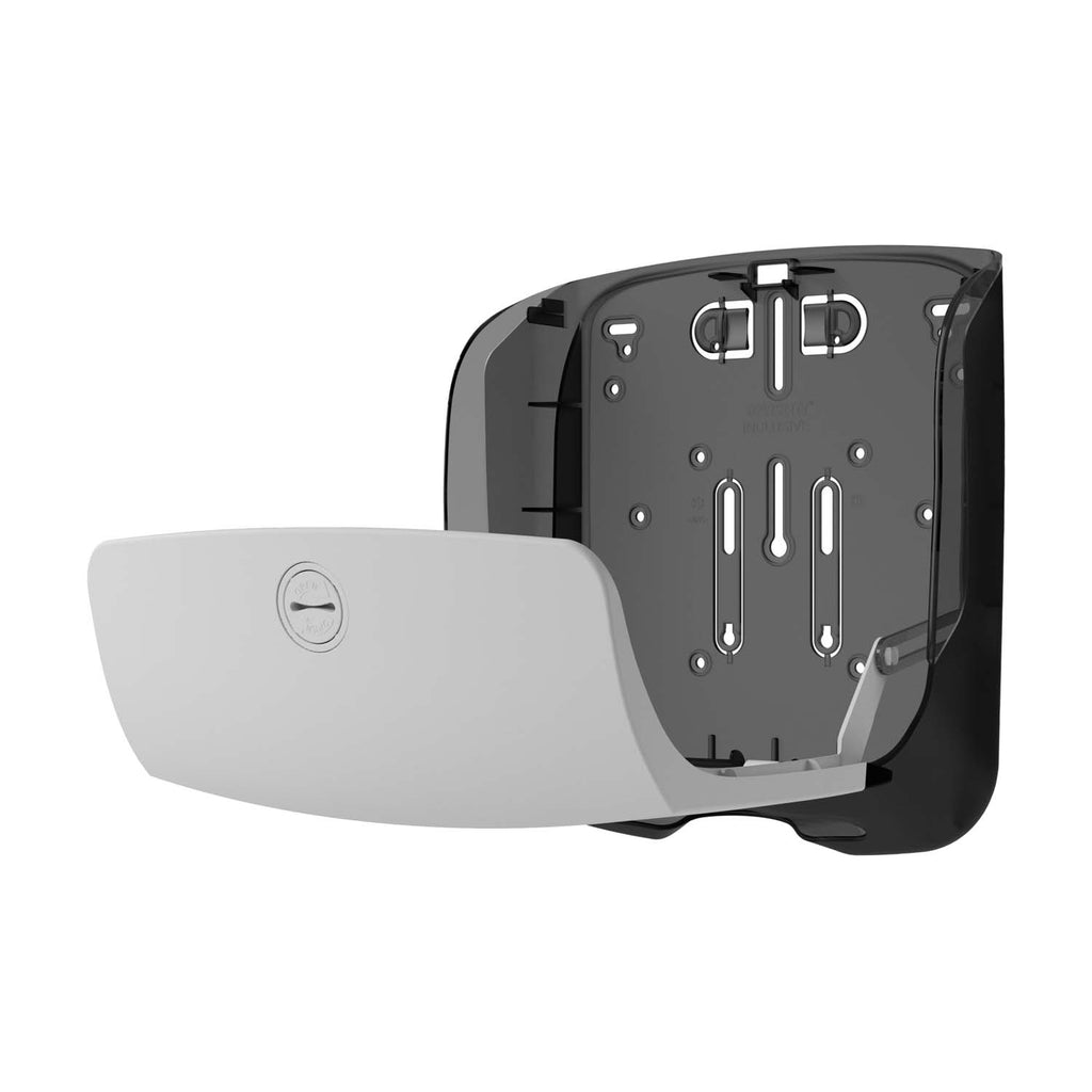 Dispenser Katrin Håndklædeark S L13.5xB30xH32.9cm Plast Hvid,1 stk/krt