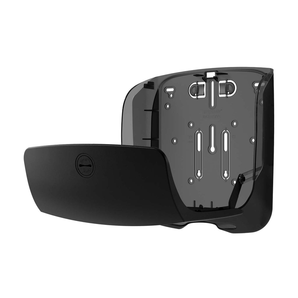 Dispenser Katrin Håndklædeark S L13.5xB30xH32.9cm Plast Sort,1 stk/krt