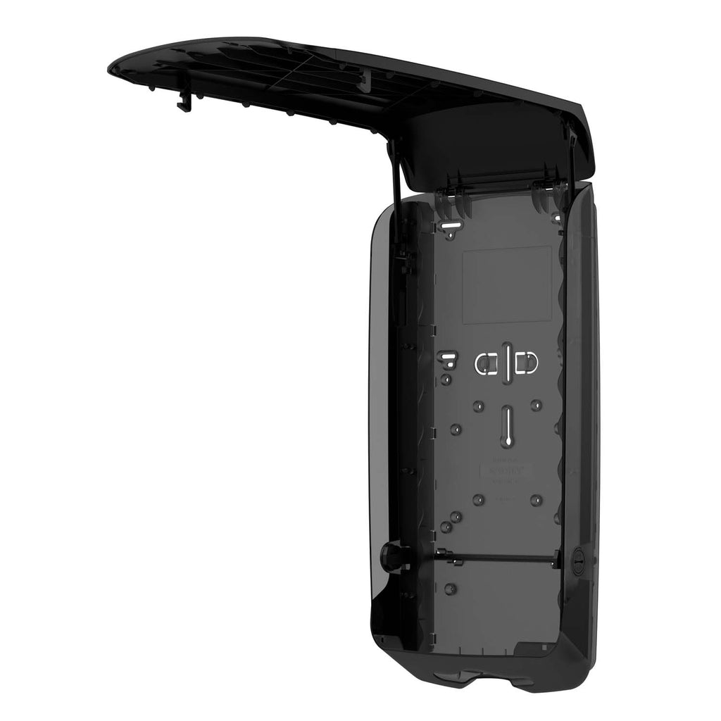 Dispenser Katrin Håndklædeark XL L14.6xB33.8xH73cm Plast Sort,1 stk/krt