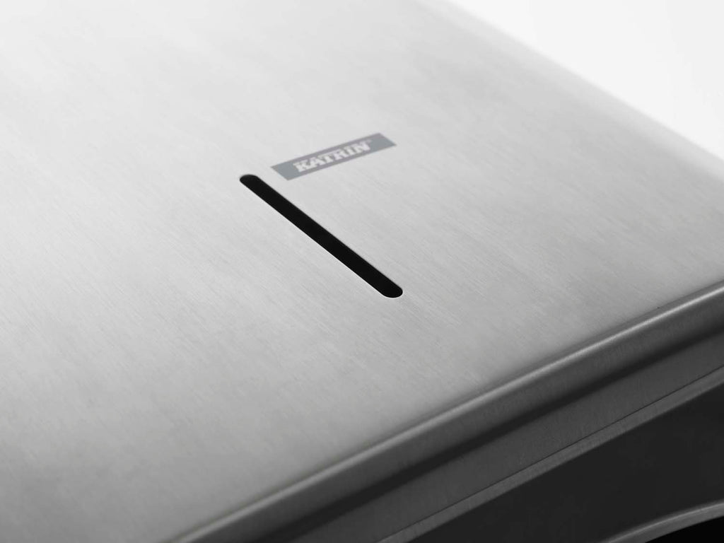 Dispenser håndklædeark Katrin børstet stål,1 stk