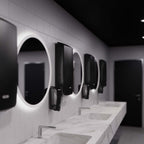 Dispenser Katrin Håndklædeark XL L14.6xB33.8xH73cm Plast Sort,1 stk/krt