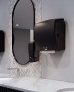 Dispenser Katrin Håndklæderulle XL L21.6xB32.2xH39.7cm ABS Sort,1 stk/krt