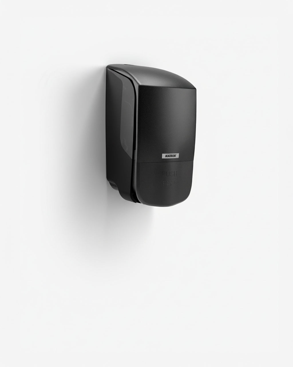 Dispenser Manuel Katrin Inclusive 500ml Plast Sort til sæbe/hånddesinfektion,1 stk