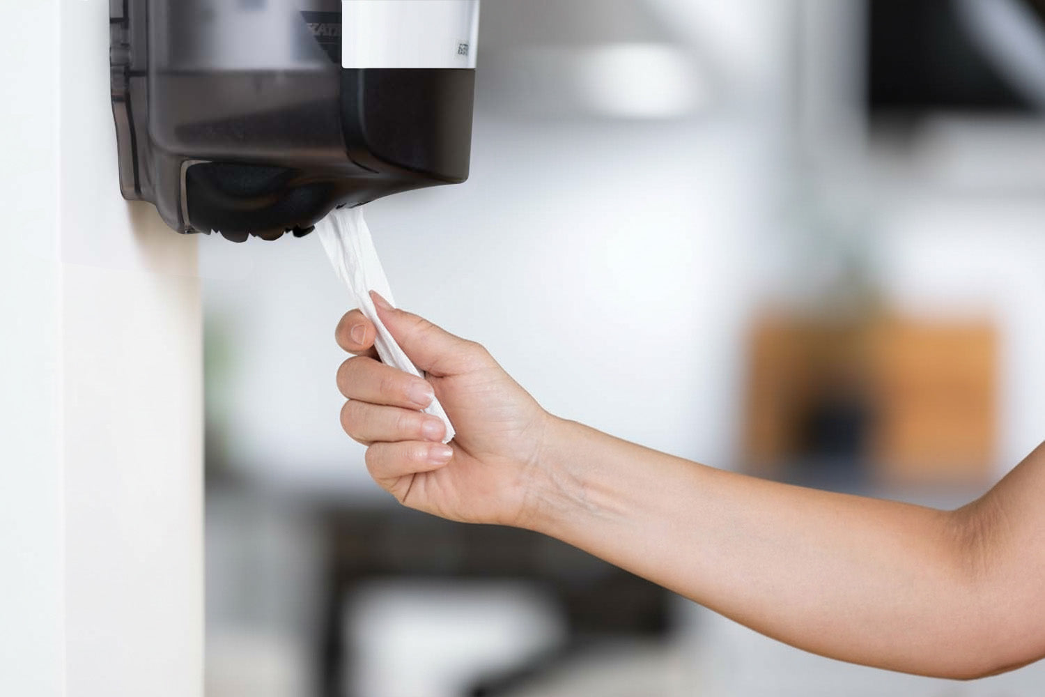 Dispenser Håndklæderulle Katrin M Midi L24.0xB26.3xH40.4cm Plast Hvid,1 stk