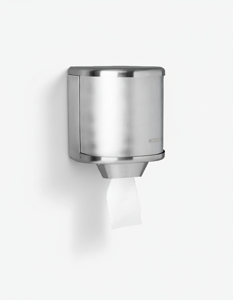 Dispenser håndklæderulle katrin midi børstet stål,1 stk/krt
