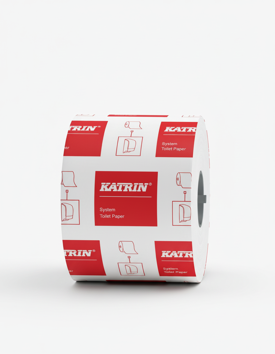 Toiletpapir, Jumbo-Rulle, 2-lag, Nyfiber, Hvid, Ø135×99 mm, 92 m, Perforeret, 36 rl pr. krt