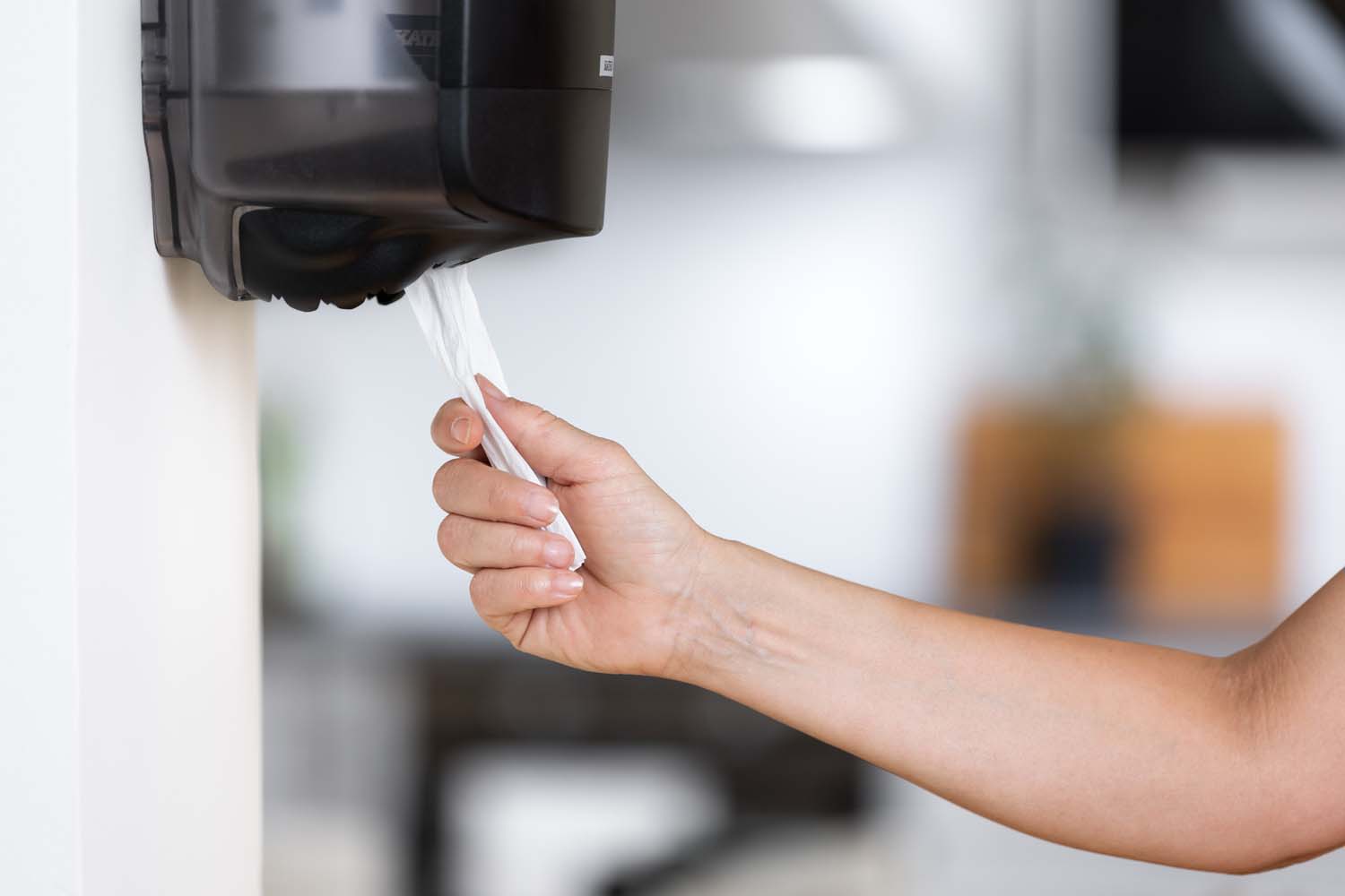 Dispenser Håndklæderulle Katrin S mini L17.4xB18.6xH34.8cm Plast Sort,1 stk