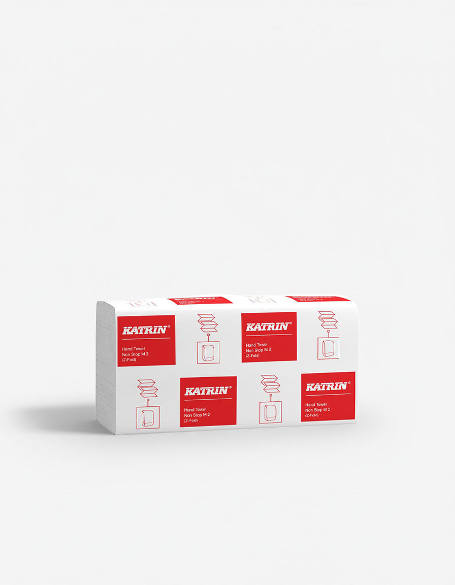 Håndklædeark, Non-Stop Z-Fold, 2-lag, Mix Ecolabel, Hvid, 240×203×80 mm, 4000 stk pr. krt