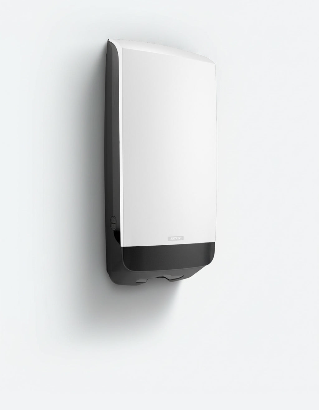 Dispenser Katrin Håndklædeark XL L14.6xB33.8xH73cm Plast Hvid,1 stk/krt