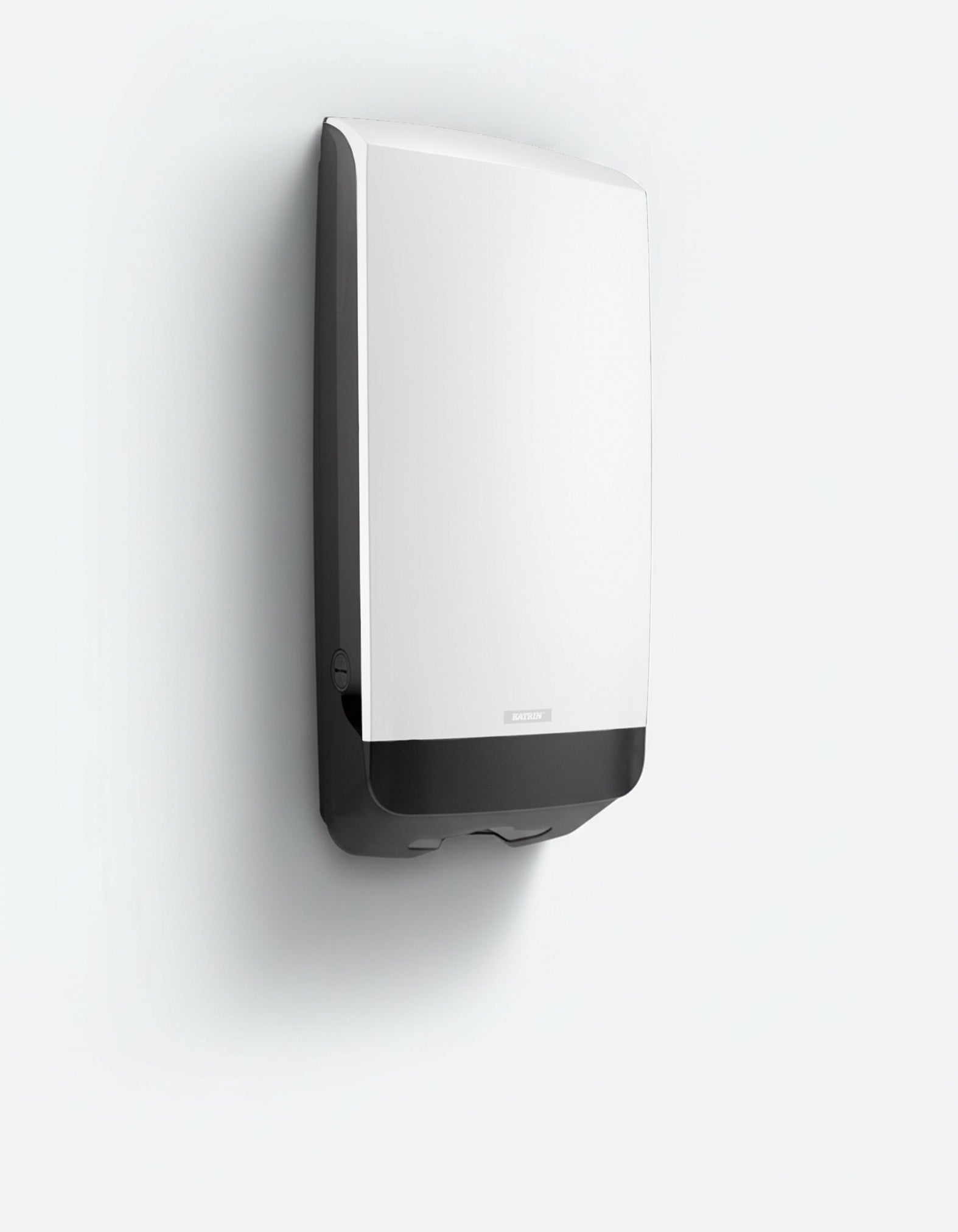 Dispenser Katrin Håndklædeark XL L14.6xB33.8xH73cm Plast Hvid,1 stk/krt