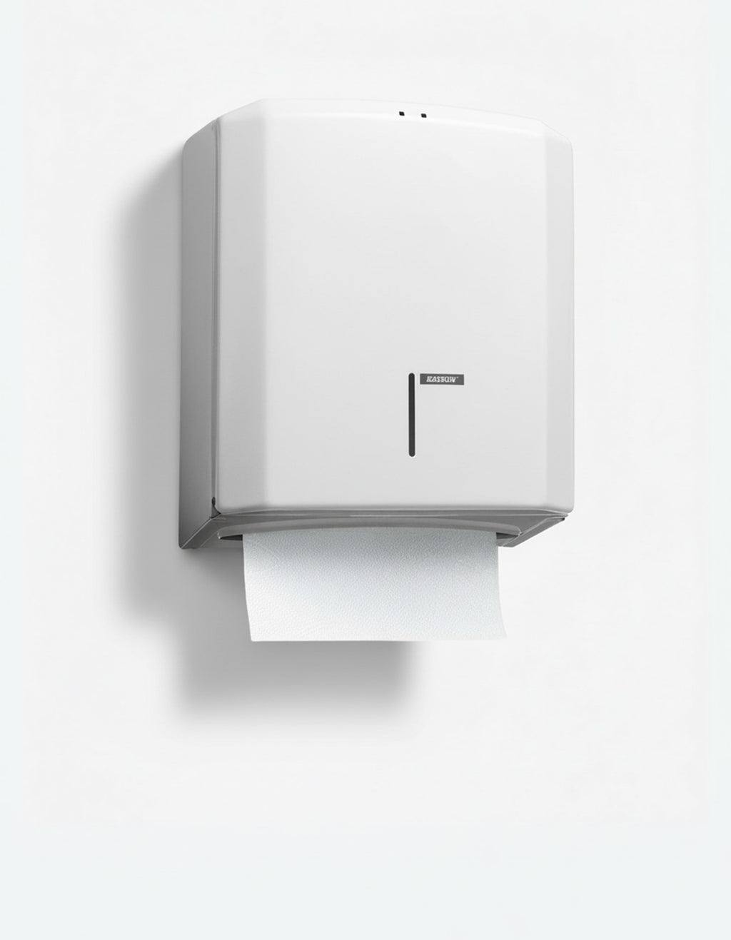 Dispenser Håndklædeark Katrin med Lås Metal Hvid,stk