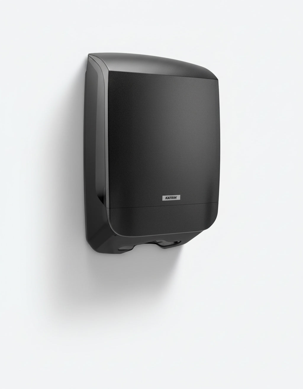 Dispenser Katrin Håndklædeark M L14.2xB30.1xH44.5cm Plast Sort,1 stk