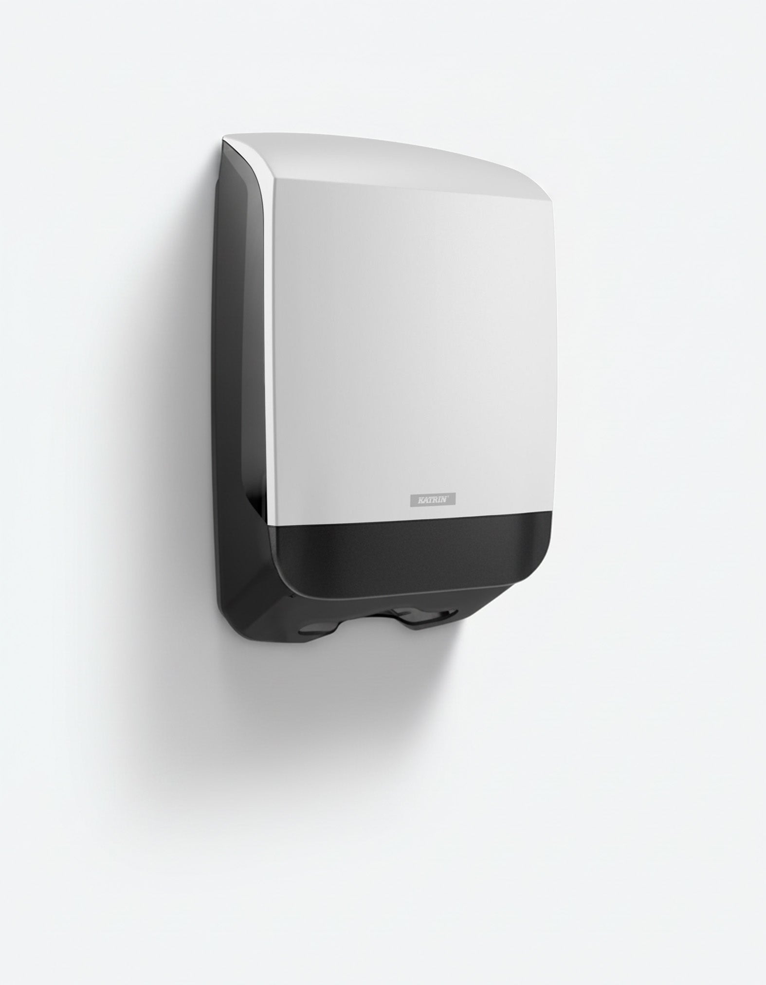 Dispenser Katrin Håndklædeark M L14.2xB30.1xH44.5cm Plast Hvid,1 stk